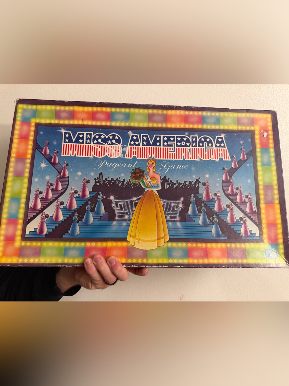 Vintage 1989 Miss America Board Game